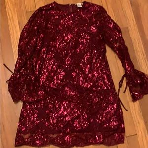 Sparkling, sequined holiday dress